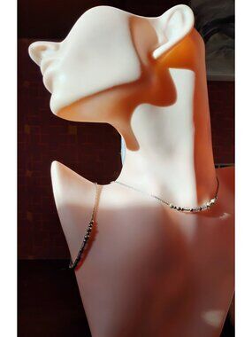 925 Sterling Silver Italian Set - Snake Chain Necklace & Bracelet - Vintage Lave